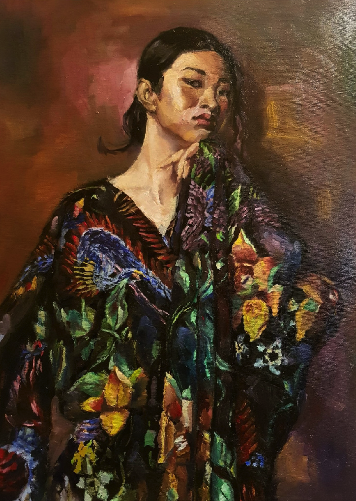 Juli, Oil on canvas, 50x70 cm.