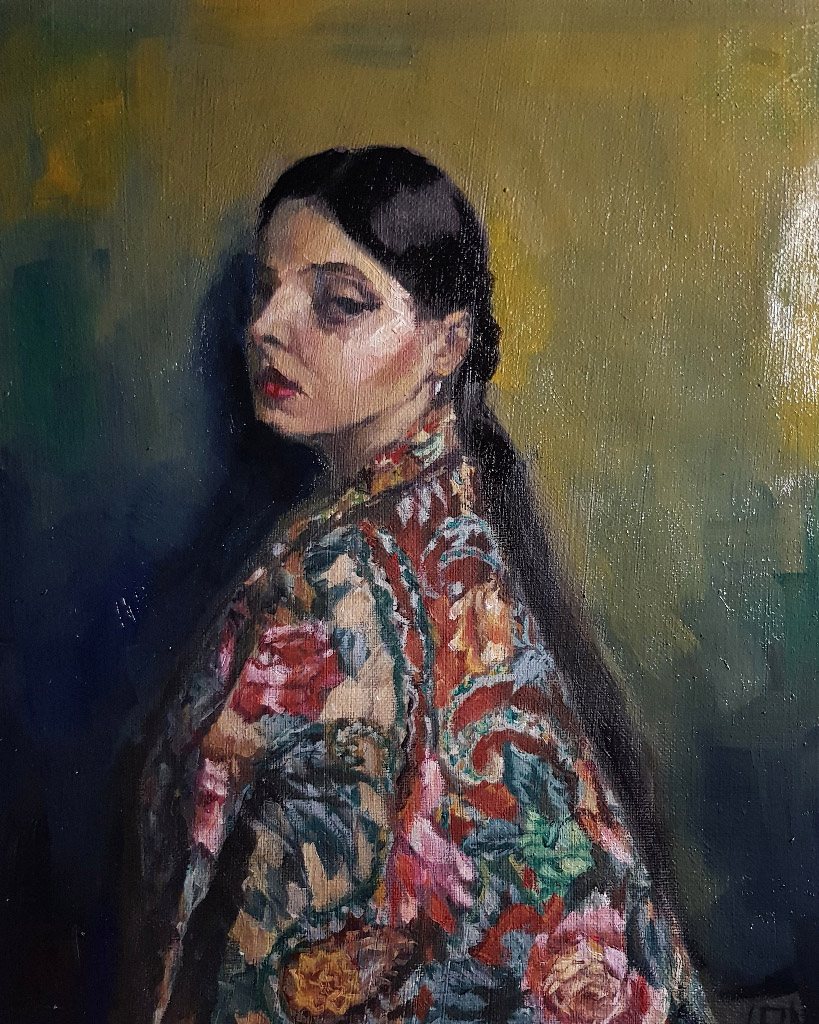 Olya, Oil on canvas.